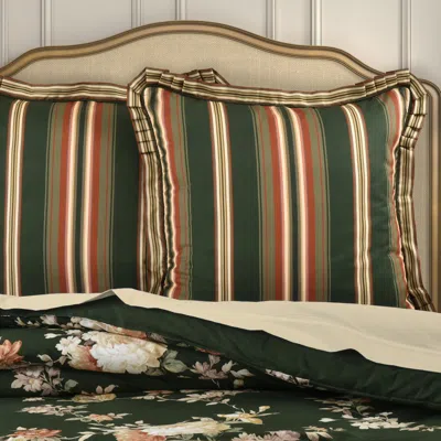 Ashley J. Queen Cottage Brittany Euro Sham In Green