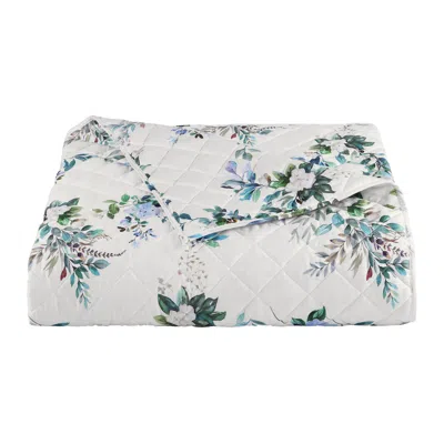 Ashley J. Queen Cottage Meadow 2 Piece Twin/twin Xl Quilt Set In White