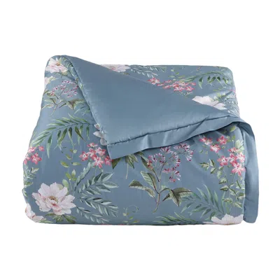 Ashley J. Queen Cottage Savannah 3 Piece King/california King Comforter Set In Blue