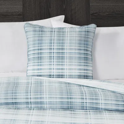 Ashley J. Queen Modern Pascal Decorative Throw Pillow In Blue