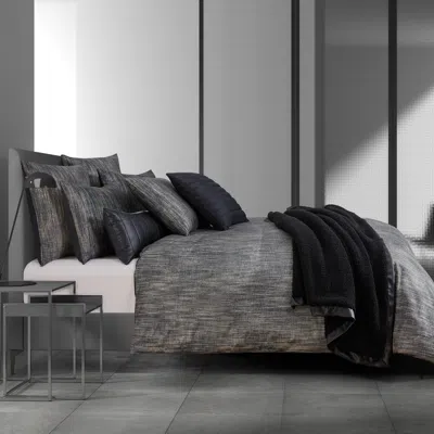 Ashley J. Queen Modern Summit Full/queen Duvet Cover 3 Piece Set In Brown