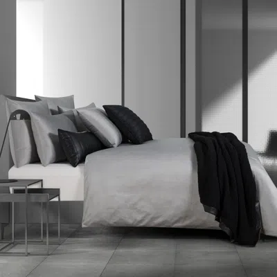Ashley J. Queen Modern Valencia Full/queen Duvet Cover 3 Piece Set In Silver