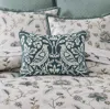 Ashley J. Queen New York Blossm View Solid Decorative Throw Pillow In Blue