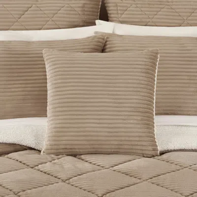 Ashley J. Queen New York Everett Decorative Throw Pillow In Sand