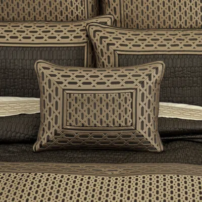 Ashley J. Queen New York Metropolitan Boudoir Decorative Throw Pillow In Brown