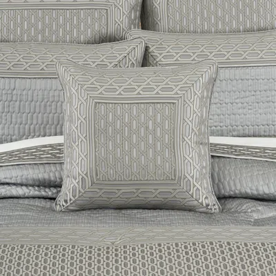 Ashley J. Queen New York Metropolitan Decorative Throw Pillow In Gray