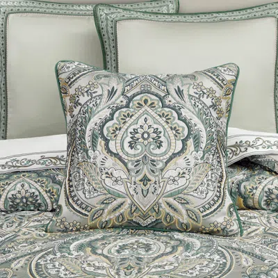 Ashley J. Queen New York Nico 20" Decorative Throw Pillow In Blue