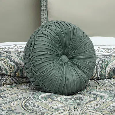 Ashley J. Queen New York Nico Tufted Decorative Throw Pillow In Green