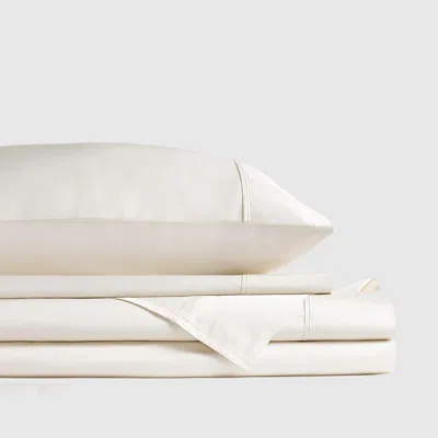 Ashley J. Queen New York Premier Sateen 4-piece California King Sheet Set In Sand