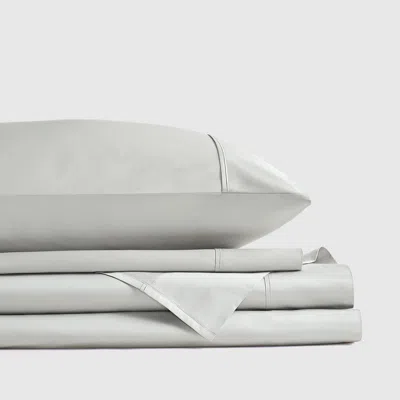 Ashley J. Queen New York Premier Sateen 4-piece Sheet Set In Gray