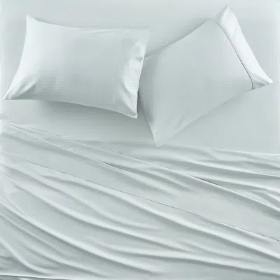 Ashley J. Queen New York Premier Sateen Standard Pillow Case (set Of 2) In Blue