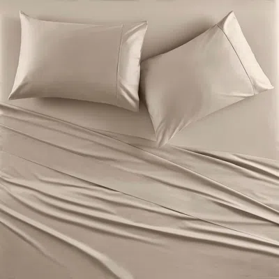 Ashley J. Queen New York Premier Sateen Standard Pillow Case (set Of 2) In Brown