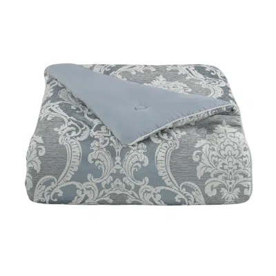 Ashley J. Queen New York Queensbury 4 Piece King Comforter Set In Gray
