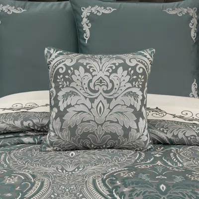 Ashley J. Queen New York Renata Decorative Throw Pillow In Blue