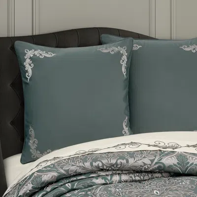 Ashley J. Queen New York Renata Euro Sham In Blue