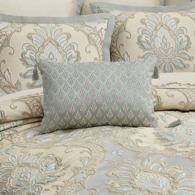 Ashley J. Queen New York Rita Boudoir Decorative Throw Pillow In Green