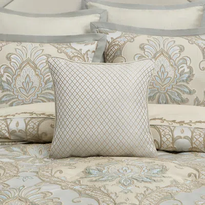Ashley J. Queen New York Rita Decorative Throw Pillow In White