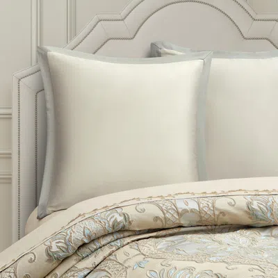 Ashley J. Queen New York Rita Euro Sham In Neutral