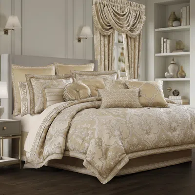 Ashley J. Queen New York Sondra California King 4 Piece Comforter Set In Neutral