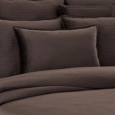 Ashley J. Queen New York Townsend Lumbar Decorative Throw Pillow Cover In Brown