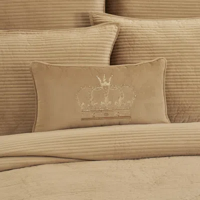 Ashley J. Queen New York Townsend Pillow Crown Boudoir In Gold