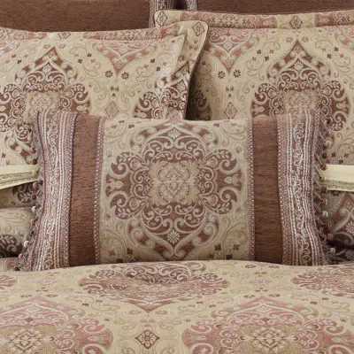 Ashley J. Queen New York Weston Boudoir Decorative Throw Pillow In Brown