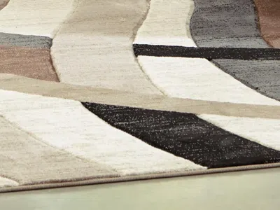 Ashley Jacinth 5' X 6'7" Rug In Multi