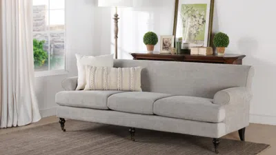 Ashley Jennifer Taylor Home Alana Lawson Three-cushion Sofa In Gray