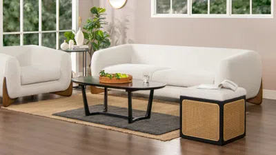 Ashley Jennifer Taylor Home Alpine Sofa In White