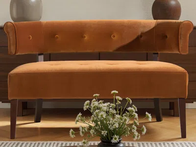 Ashley Jennifer Taylor Home Jared Bench In Brown