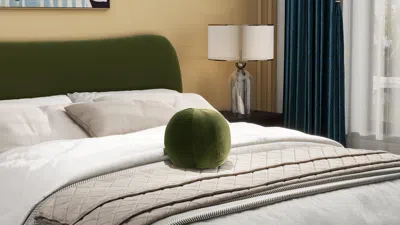 Ashley Jennifer Taylor Home Luna Decorative Throw Pillow In Green