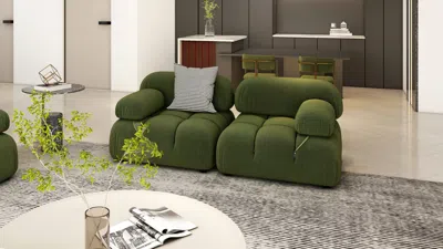 Ashley Jennifer Taylor Home Marcel Loveseat In Green