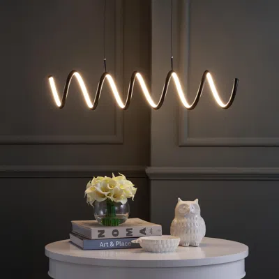 Ashley Jonathan Y 31" Linear Pendant Light In Black