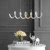 Ashley Jonathan Y 31" Linear Pendant Light In Silver