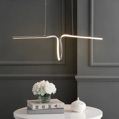 Ashley Jonathan Y 34" Linear Pendant Light In Black