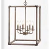 Ashley Jonathan Y 6-light Adjustable Led Pendant In Brown