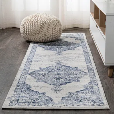 Ashley Jonathan Y Alhambra 2' X 10' Runner Rug In Blue