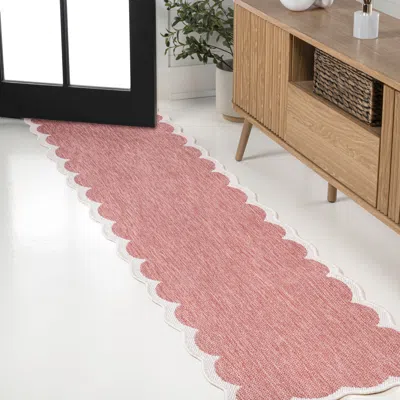 Ashley Jonathan Y Alice Indoor/outdoor 2' X 8' Area Rug In Pink