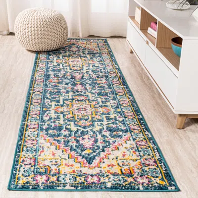 Ashley Jonathan Y Brooklyn 2' X 8' Runner Rug In Blue