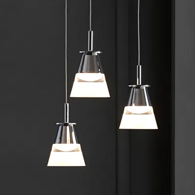 Ashley Jonathan Y Cluster Pendant Light In Black
