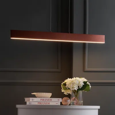 Ashley Jonathan Y Draper Led Pendant Light In Brown