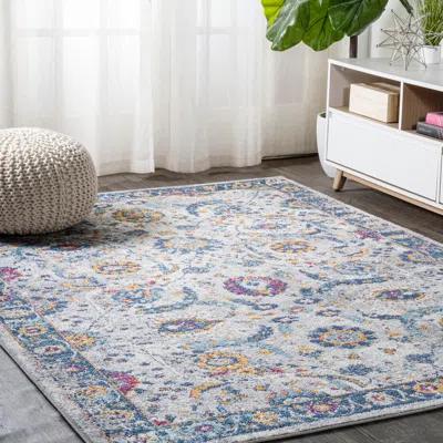 Ashley Jonathan Y Izil 5' X 8' Area Rug In Blue