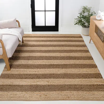 Ashley Jonathan Y Jayden 8' X 10' Area Rug In Brown