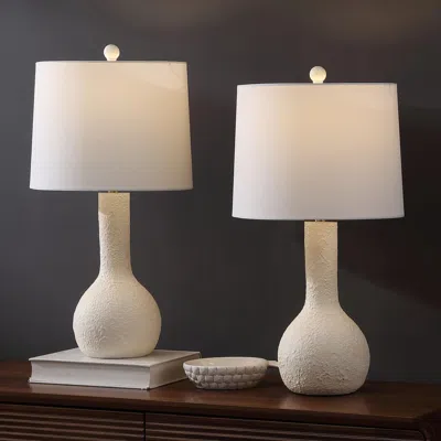 Ashley Jonathan Y Katee Table Lamp (set Of 2) In Neutral