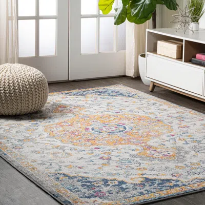 Ashley Jonathan Y Lorena Ornate 4' X 6' Area Rug In Multi