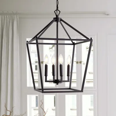 Ashley Jonathan Y Pagoda 4-bulb Led Pendant Light In Multi