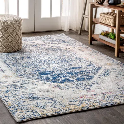 Ashley Jonathan Y Persian 3' X 5' Medallion Area Rug In Blue