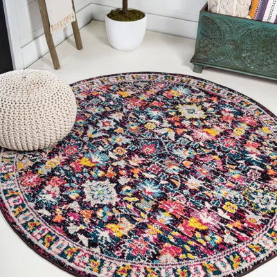 Ashley Jonathan Y Persian 5' X Round Area Rug In Multi