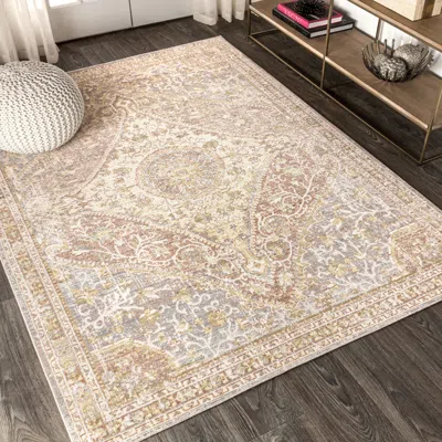 Ashley Jonathan Y Petras 5' X 8' Area Rug In Pink