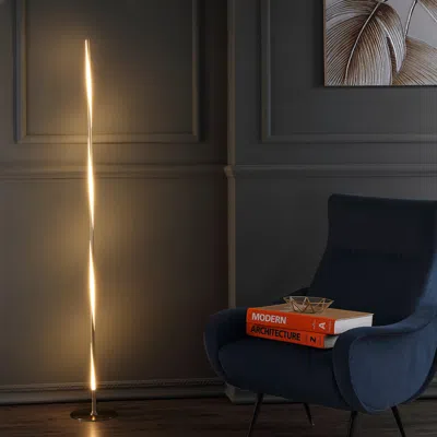 Ashley Jonathan Y Pilar Floor Lamp In Gold